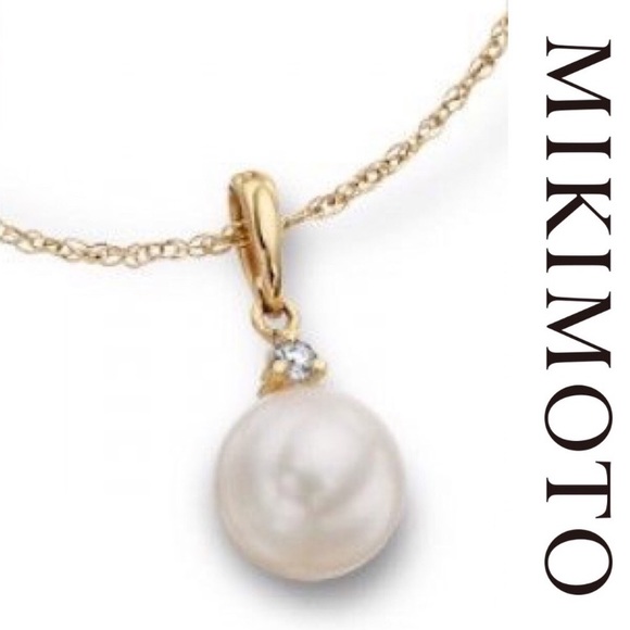 Mikimoto Jewelry - MIKIMOTO Pearl gold pendant
